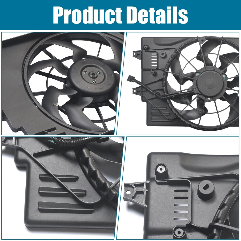 Radiator Cooling Fan Assembly for Kia Forte / Hyundai Elantra (2018–2020)