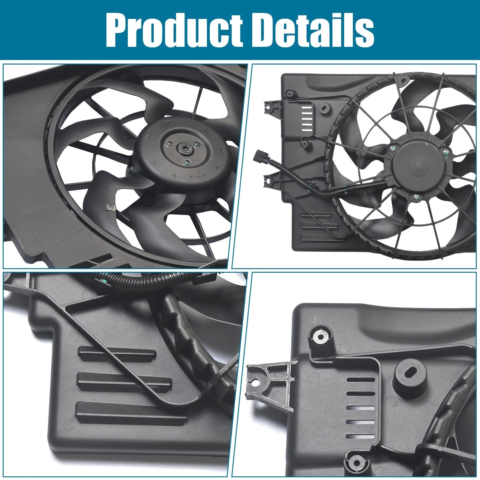 Radiator Cooling Fan Assembly for Kia Forte / Hyundai Elantra (2018–2020)