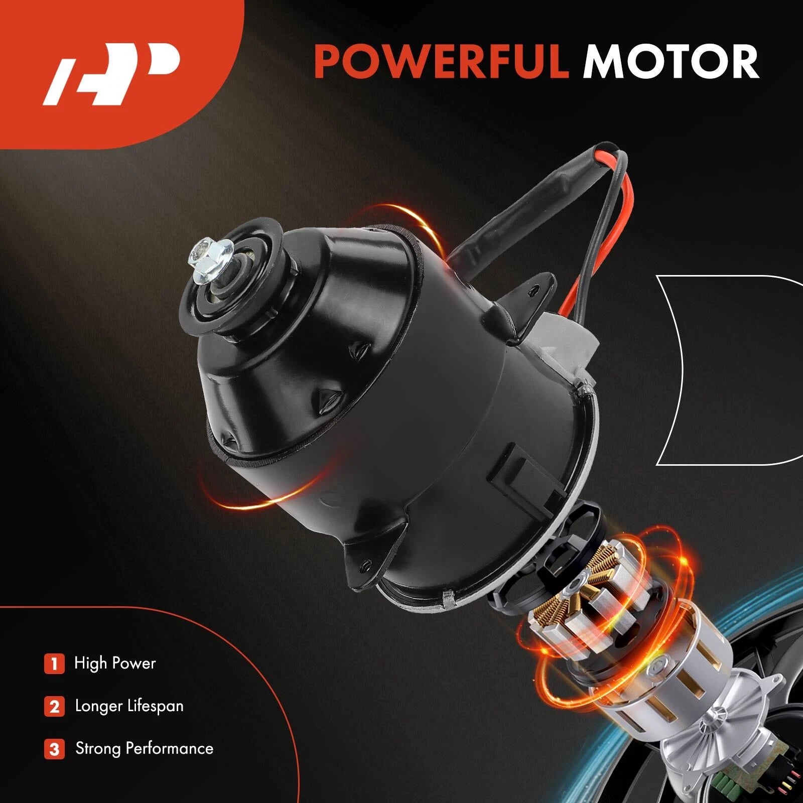 Driver Radiator Fan Cooling Motor for Toyota Camry (2012–2017)