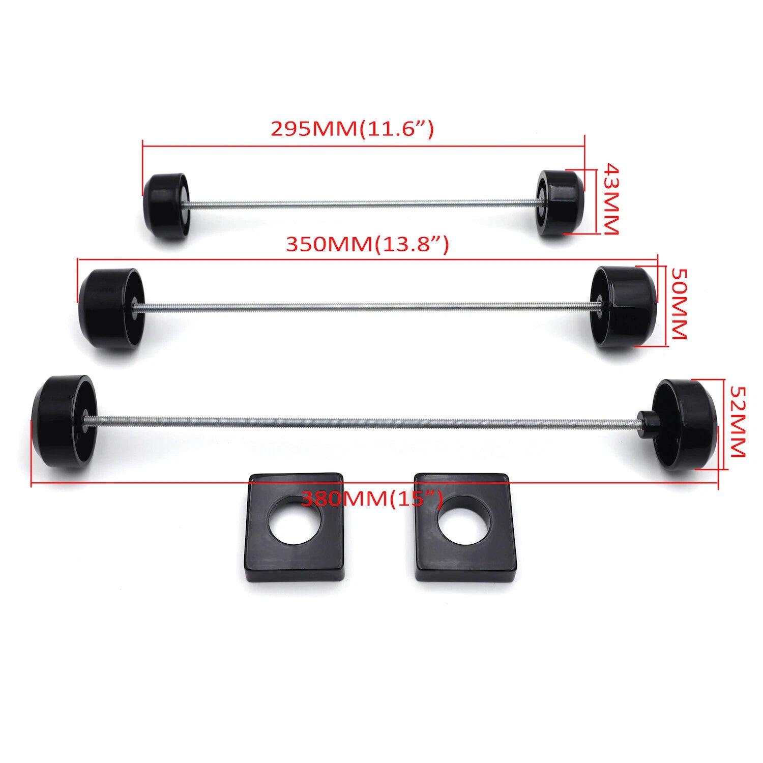 Black Aluminum Fork Axle Caps for Suzuki GSXR 600 750 1000 (1996–2005)