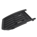 Left Front Bumper Fog Light Grille Cover Matte Black for Audi A6 S6 (2018–2024)