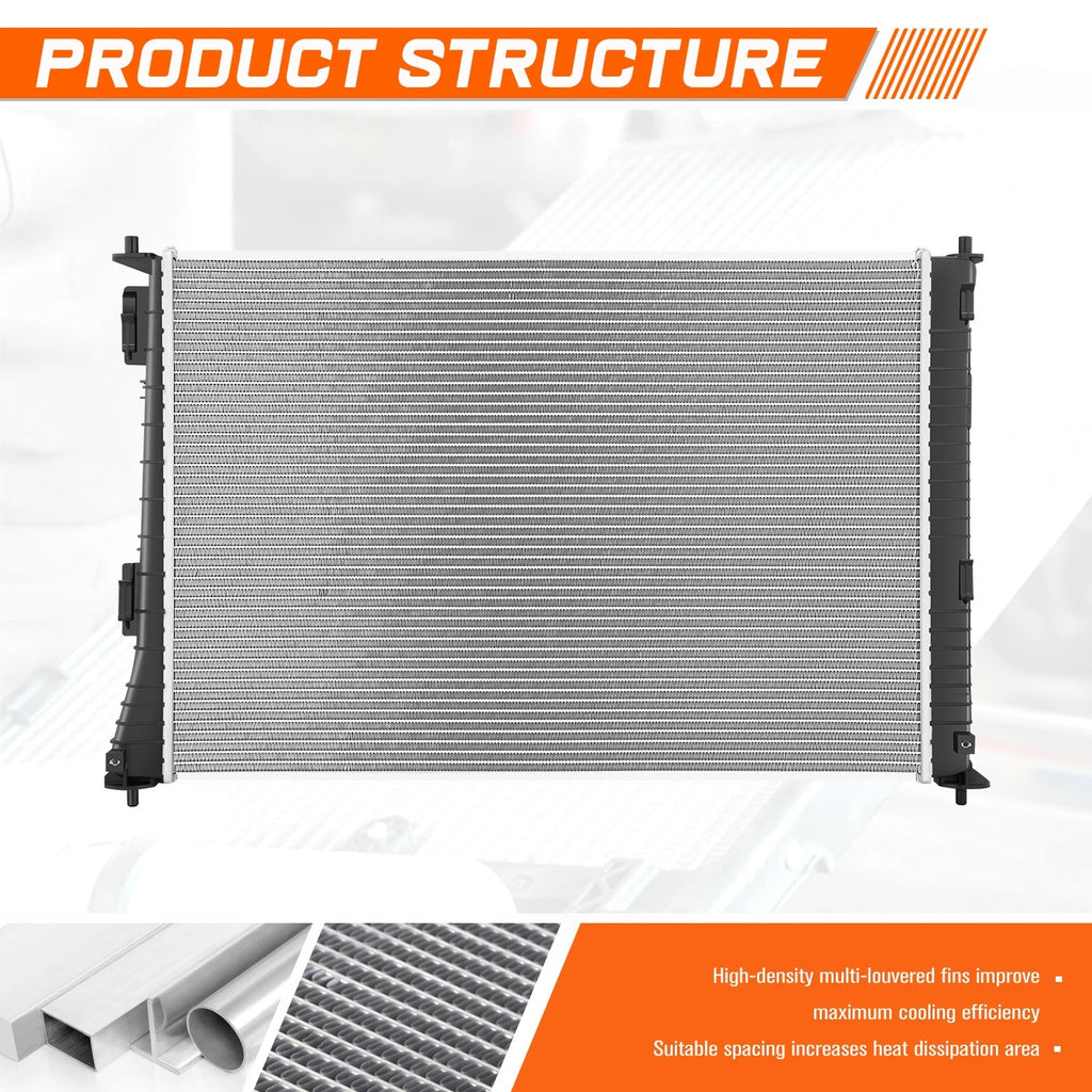 Full Aluminum Core Radiator for Hyundai Santa Fe, Kia Sorento (2021–2026) DPI-13925