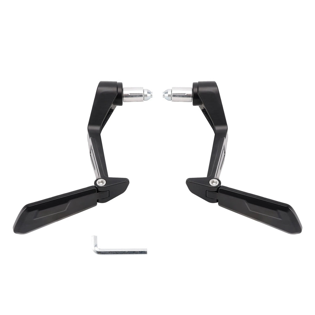 Pair Lever Guard Protection with Folding Handlebar Mirrors for Mini Motorcycle (22mm)