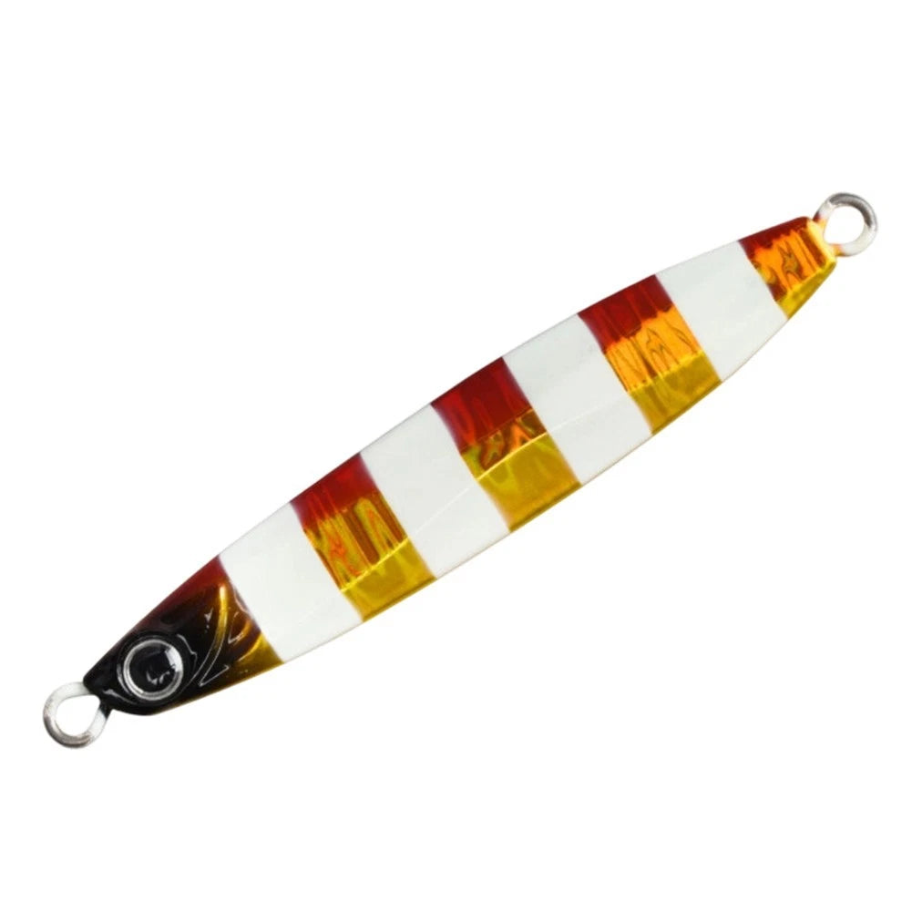 Sinking Jig Set of 3 (35g, 45g, 60g) with Glow Effect for Sea Fishing
