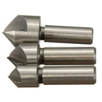 3pcs HSS Countersink Drill Bit Set for Steel Wood (10/12/16mm)