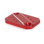 CNC Front Brake Fluid Reservoir Cover Red for Piaggio MP3 300 400 500 (2015–2021) T9