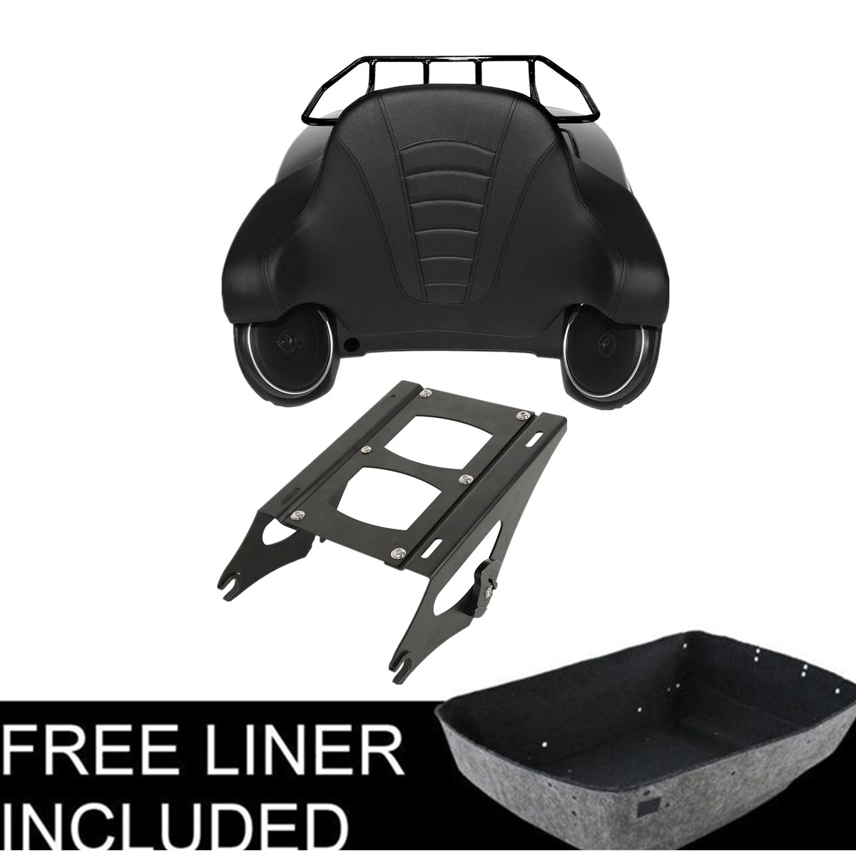 Trunk Rack Speakers Pad for Harley Touring Road Glide (2014–Present)