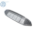 Front Upper Bumper Grille for Ford Fusion (2017–2018) Black with Chrome Trim