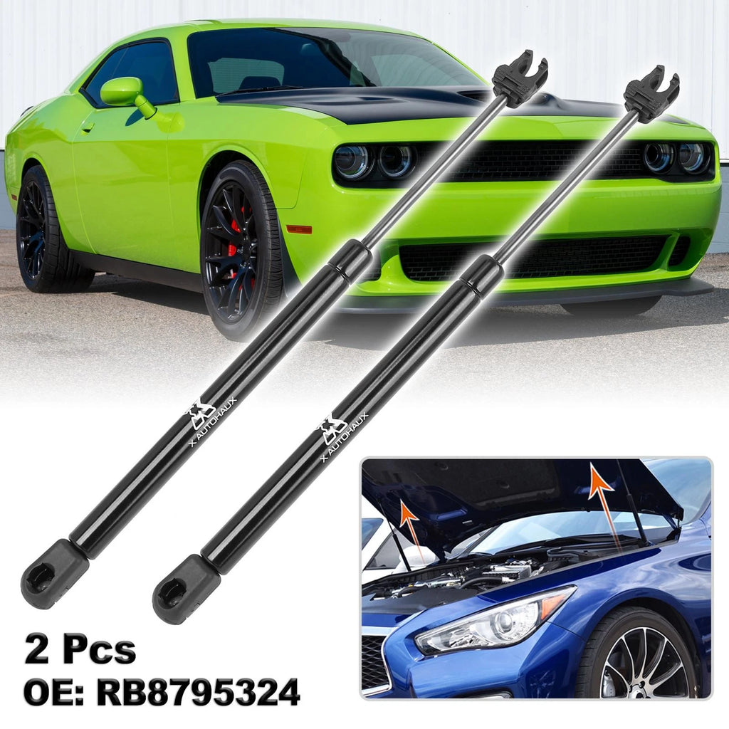 2X Front Hood Lift Supports Struts RB8795324 for Dodge Challenger (2008–2012)