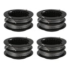 Set of 4 String Trimmer Spools 17ft for Greenworks, Snapper
