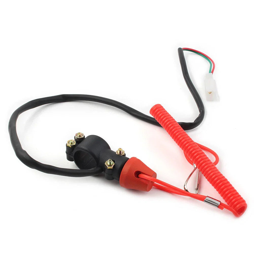 Engine Kill Switch Safety Tether Lanyard for Pit Dirt Quad Bike