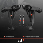 Set of 4 Front Lower Control Arms & Sway Bar Links for Ford Explorer