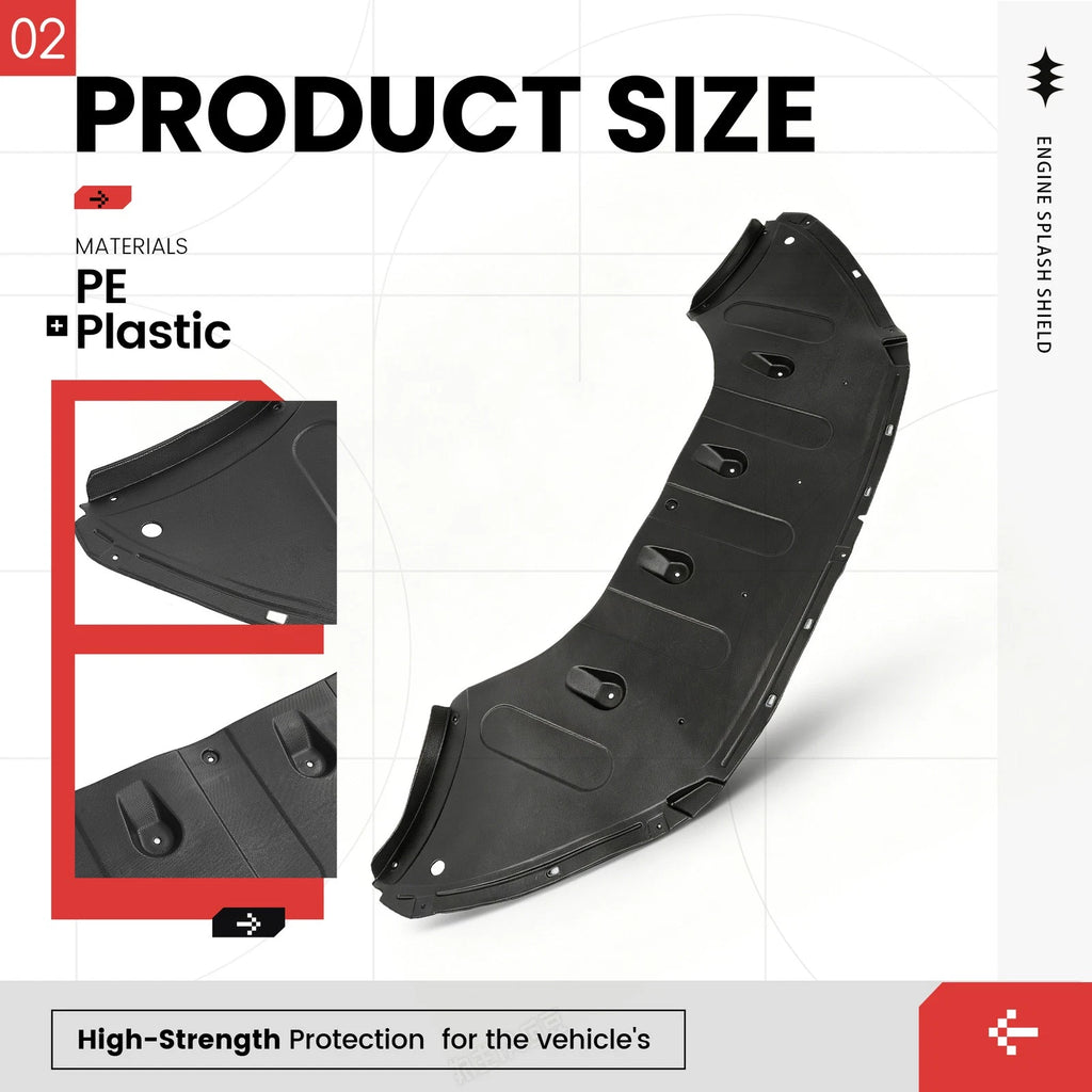 Front Engine Splash Shield Guard for Hyundai Sonata (2018–2019)