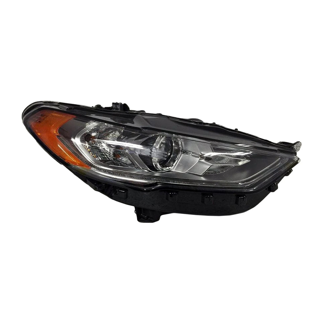 Replacement Passenger Side Halogen Headlight Assembly w/LED Signature Strip