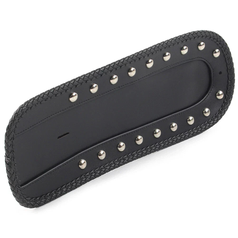 Studded Leather Rear Fender Bib Solo Seat for Harley Sportster XLH 1200 883