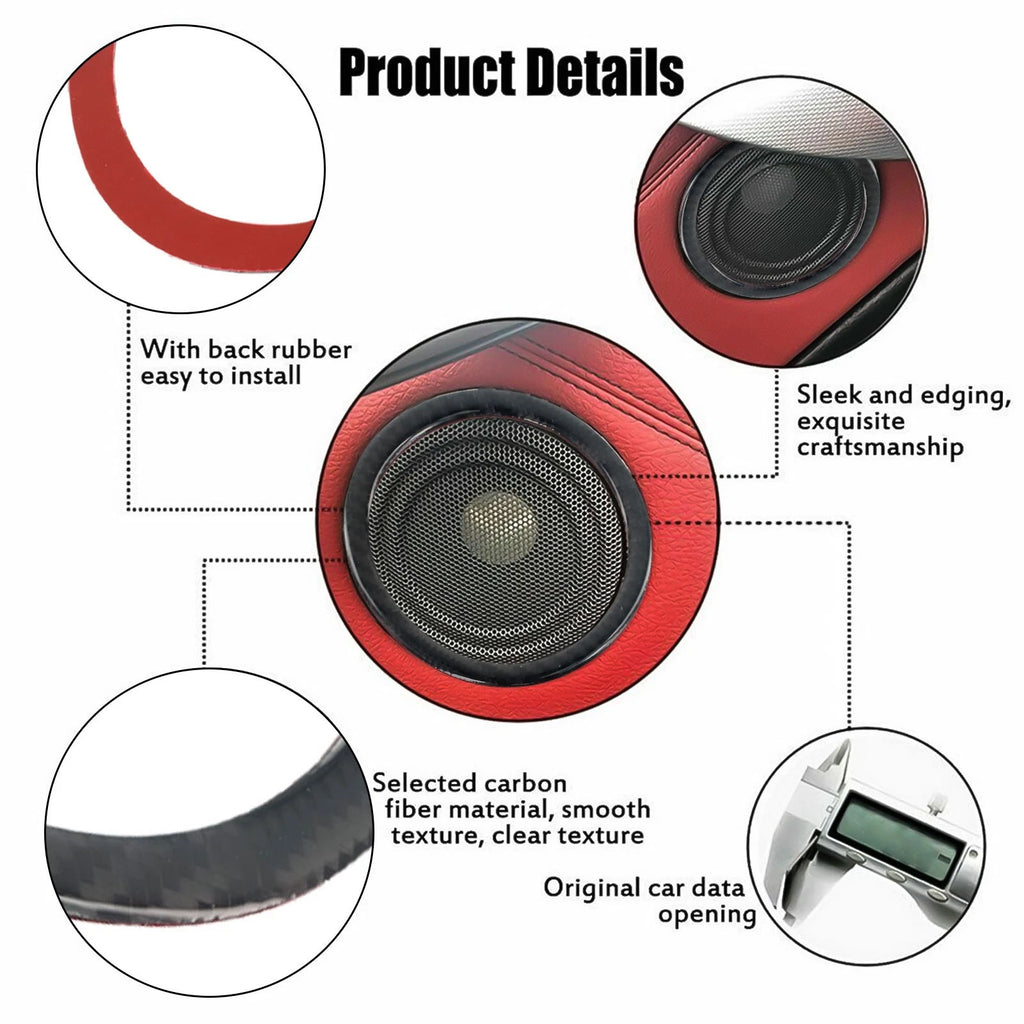 2X Loudspeaker Frame Trim for Car Door