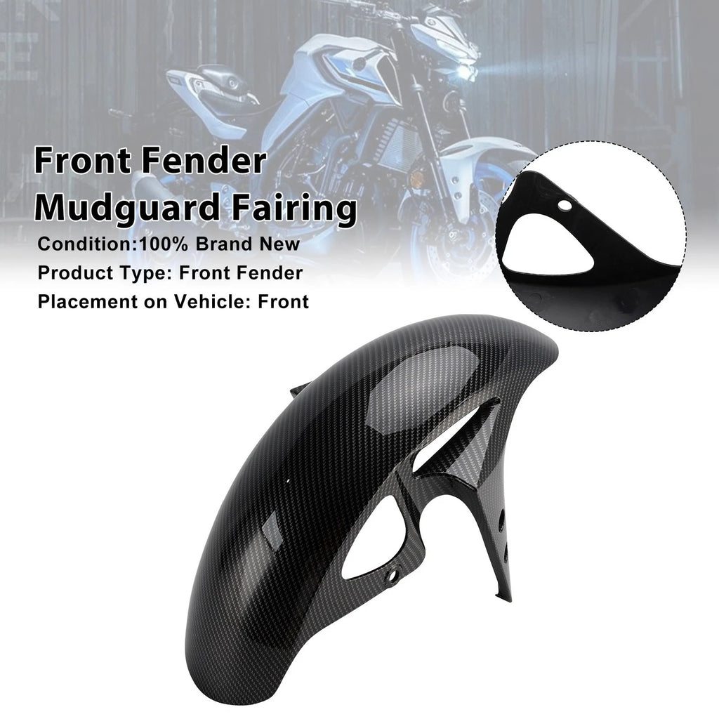 Front Fender Mudguard for Yamaha YZF-R3 YZF R25 MT-03 (2025–2026) Carbon