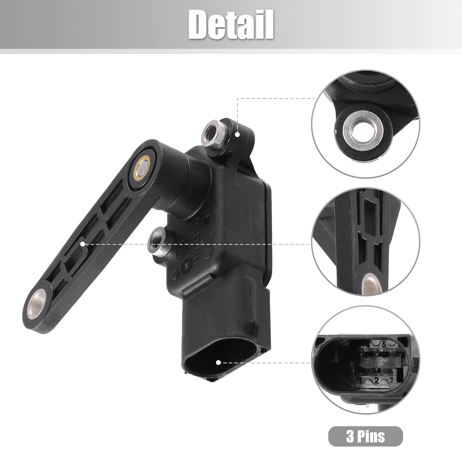Front Rear Air Suspension Ride Height Level Sensor for BMW i3 (2014–2020) 37146870200