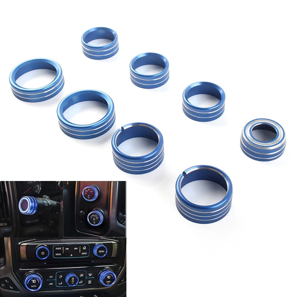 Air Conditioner Switch Button Knob Trim for Chevrolet Silverado GMC Sierra