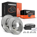 Front Disc Brake Rotors & Ceramic Pads for Kia Sedona (2004–2005)