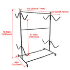 Storage Rack for Kayak Canoe Boat (Indoor Outdoor) 4 Capacity