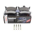Set of 4 Bosch QuietCast Rear Semi-Met Brake Pads for Mercedes-Benz W163 (1998–2005)