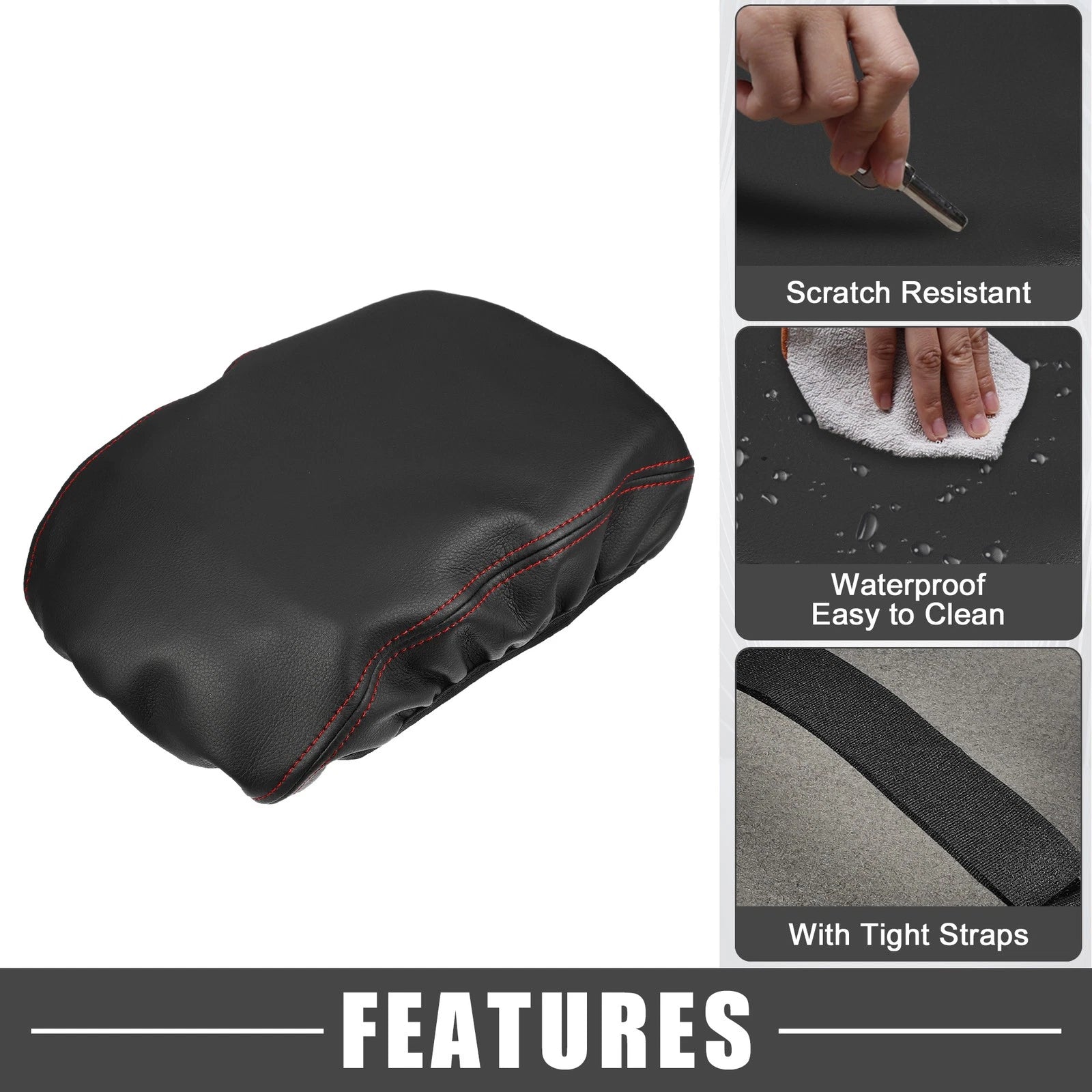 Center Console Pad Armrest Cover for Mazda 3 (2019–2023) 766549677621