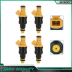 Set of 4 Fuel Injectors for Volvo GLE 240 244 245 745 760 780 940 960, Peugeot 505