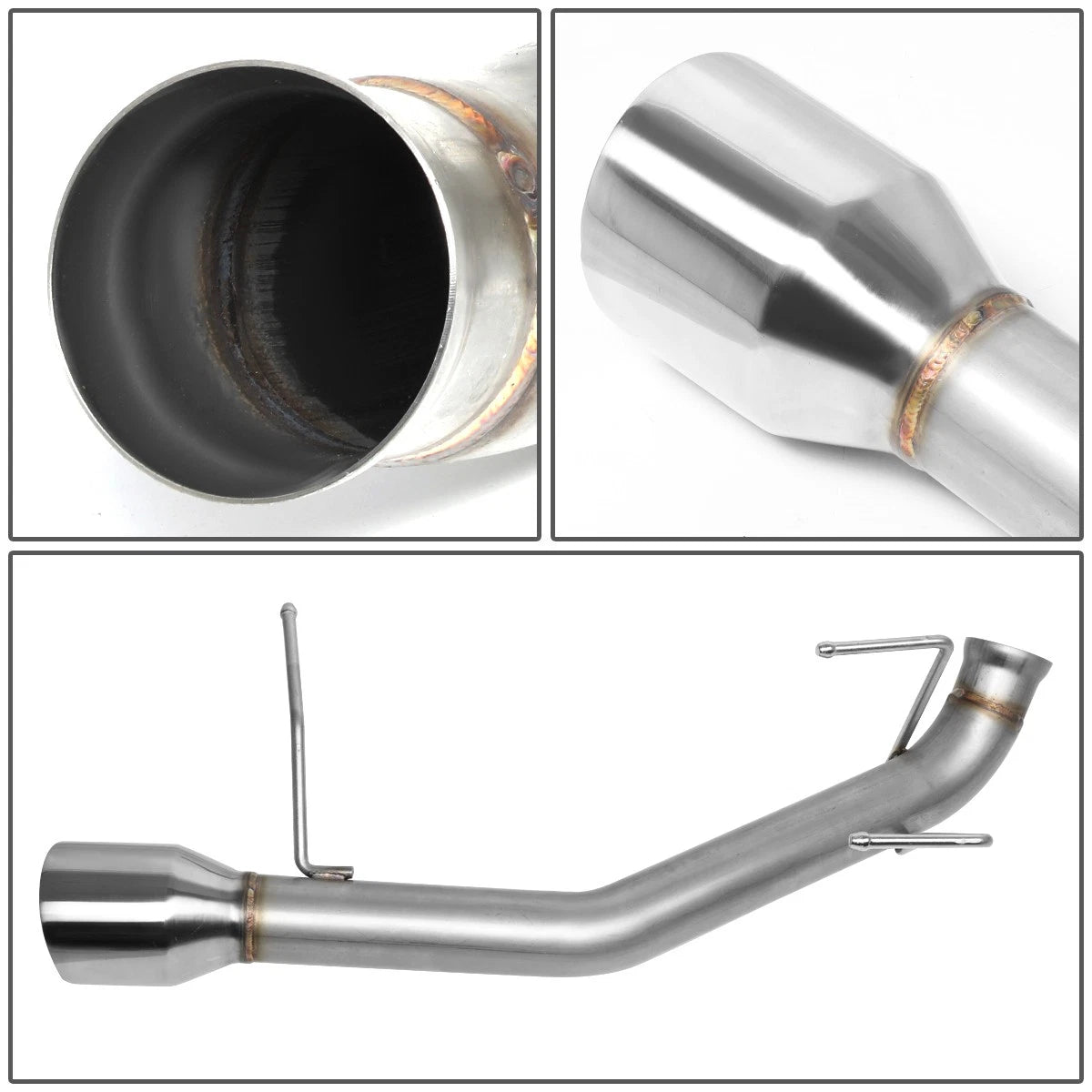 Exhaust Axle-Back Kit + Tip for Ford Mustang 3.7L (2011–2014)