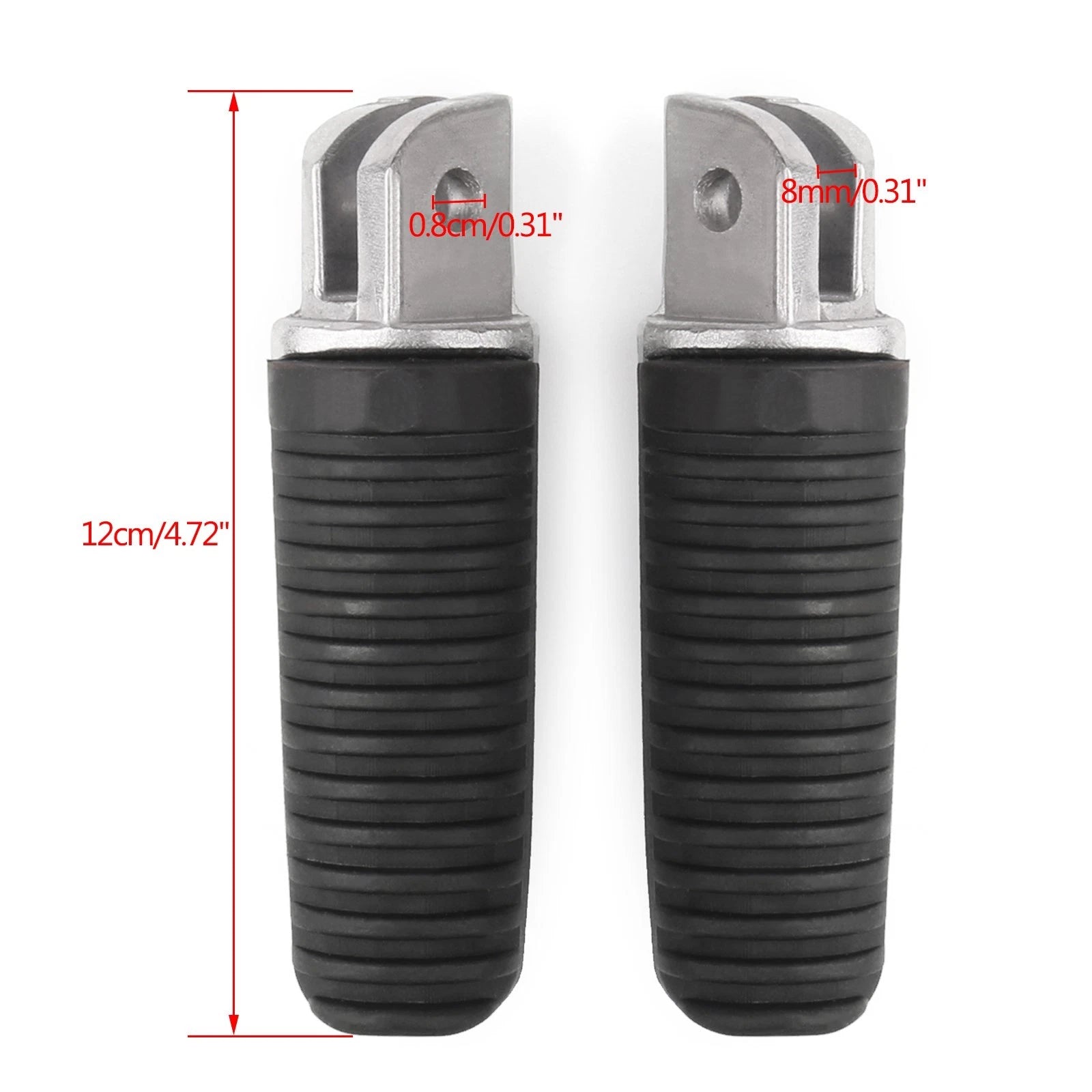 Set of 2 Footpegs for Yamaha FJR1300 BT1100 FZ FJ1200 (1999–2009)