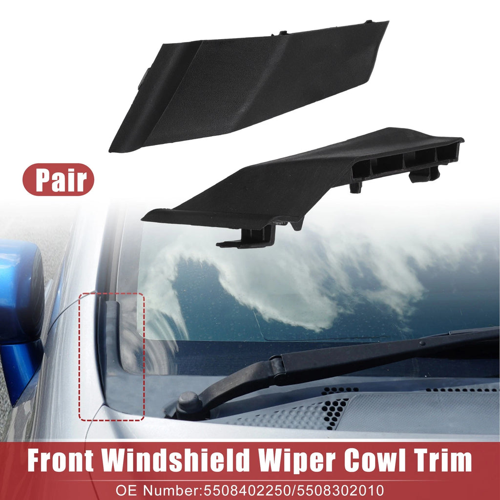 2X Front Windshield Wiper Cowl Cover Trim for Toyota Corolla (2014–2019)