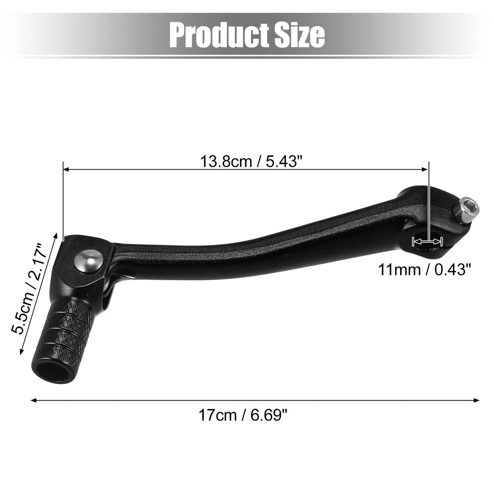 Folding Gear Shifter Shift Lever for Honda CRF50 CRF70 XR50 XR70 (50-250cc) Black