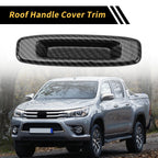 Carbon Fiber Pattern Roof Handle Cover Trim for Toyota Tundra (2014–2021)