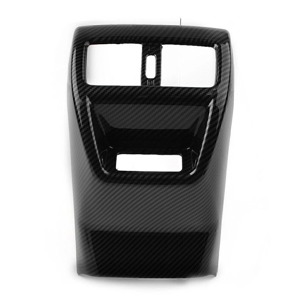 Rear Air Outlet Vent Anti-Kick Panel for Honda Civic (2022–2023) Carbon Fiber