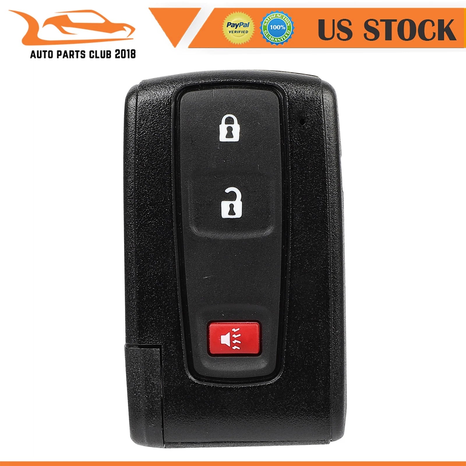 Remote Car Key Shell for Toyota Prius (2004–2009)