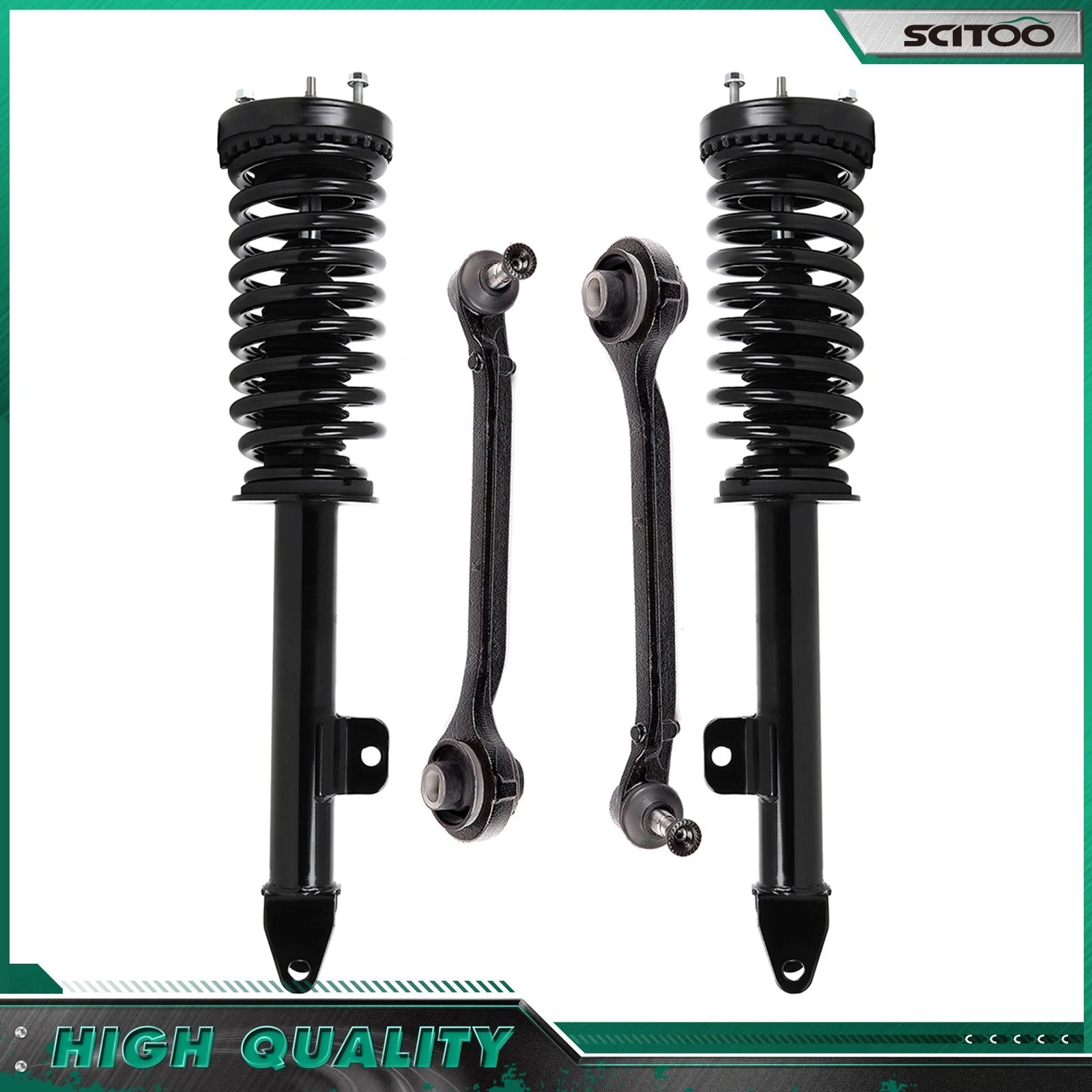Front Struts w/ Coil Spring & Lower Control Arm for Dodge Charger (2006–2010)