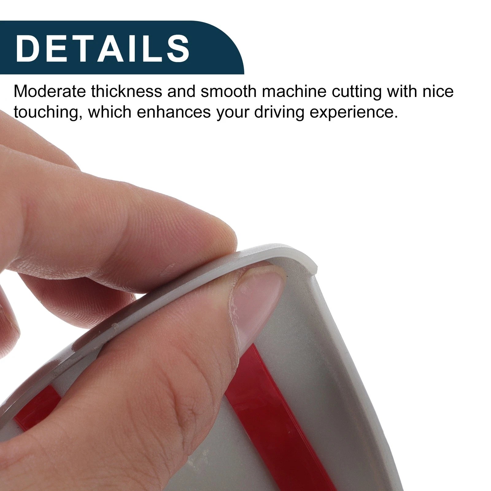 Gear Shift Knob Cover Sticker for Kia Forte Sorento Carens Seltos (2010–2023) Silver Tone