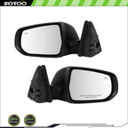 Set of 2 Heated Side Mirrors for Chevrolet Malibu (2016–2021) 8 Pin