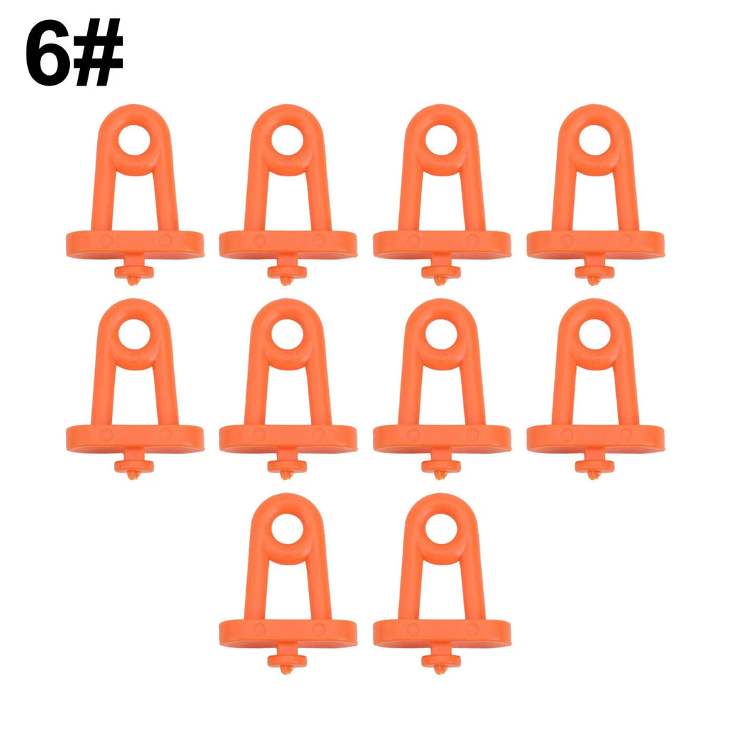 Wall-Mounted Garage Organizer Tool Rack with 10 Hooks