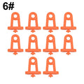 Wall-Mounted Garage Organizer Tool Rack with 10 Hooks