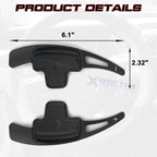 Black Aluminum Paddle Shifter Extension for Mercedes-Benz A B C E (2019-2024)