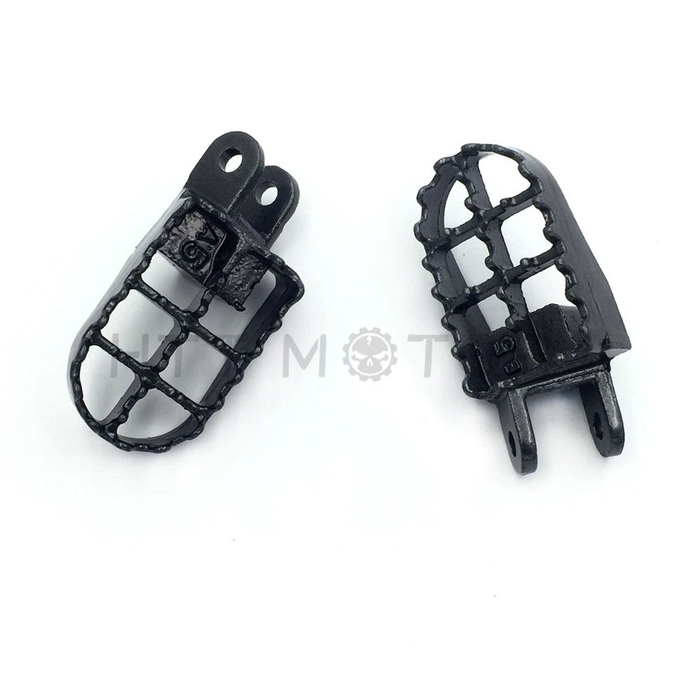Gunmetal Grey MX Foot Pegs for Honda CR80R (1996–2002), XR250R (1996–2004), XR650R (2000–2007)