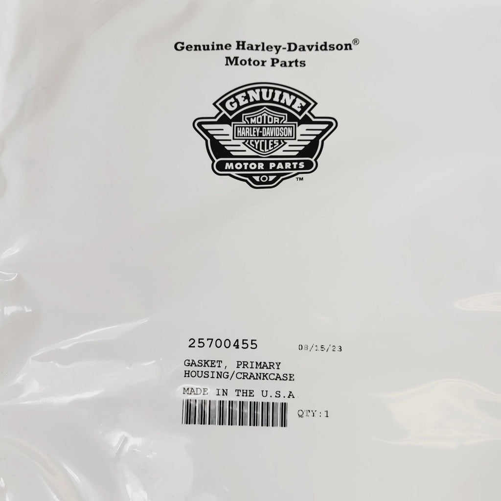 Primary Housing Crankcase Gasket for Harley-Davidson M8 (2017–2023) 25700455