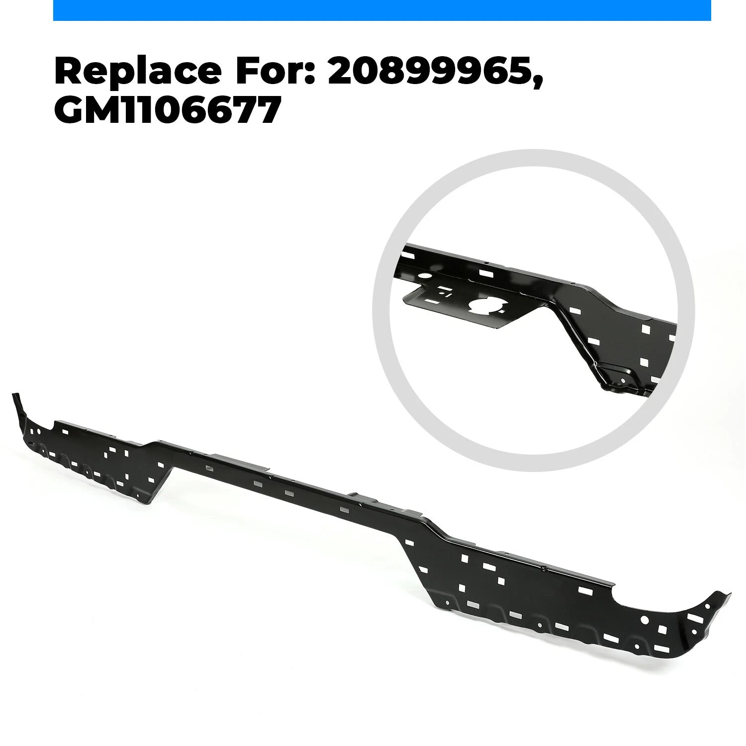 Bumper Reinforcement Impact Bar for Chevy Silverado 1500 2500 HD (2007–2013)