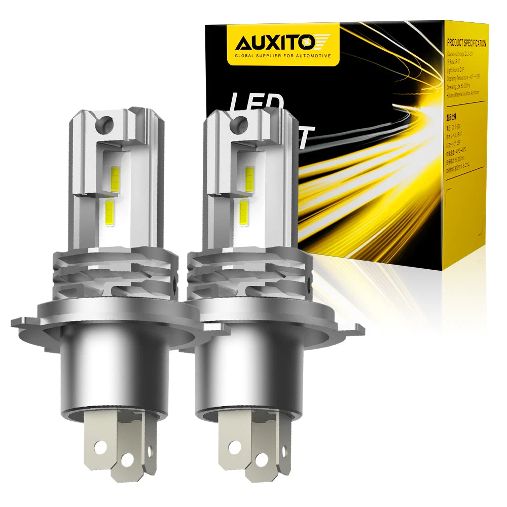 2X LED Headlight Bulbs for H4 9003 (30000LM)