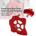 Front Sprocket Cover Chain Guard Protector for Honda XR650L (1993–2025) Red