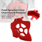 Front Sprocket Cover Chain Guard Protector for Honda XR650L (1993–2025) Red