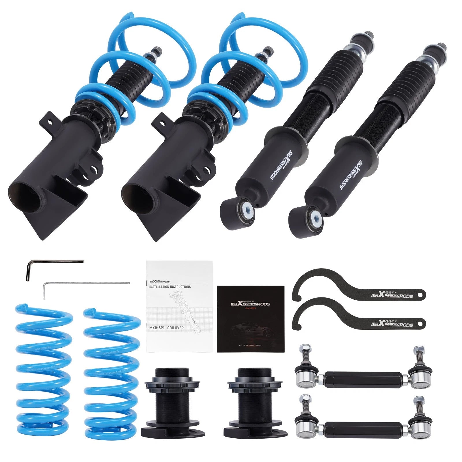 24 Way Damper Coilovers Suspension Kit for Mercedes Benz C-Class W203 (2000–2007)