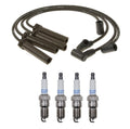 Denso 7mm Wire Set & 4 Platinum TT Spark Plugs for Chevy Pontiac 2.2L L4