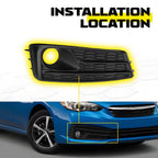 Fog Light Cover Bezel for Subaru Impreza (2020–2023) 57737FL03A 57737FL02A